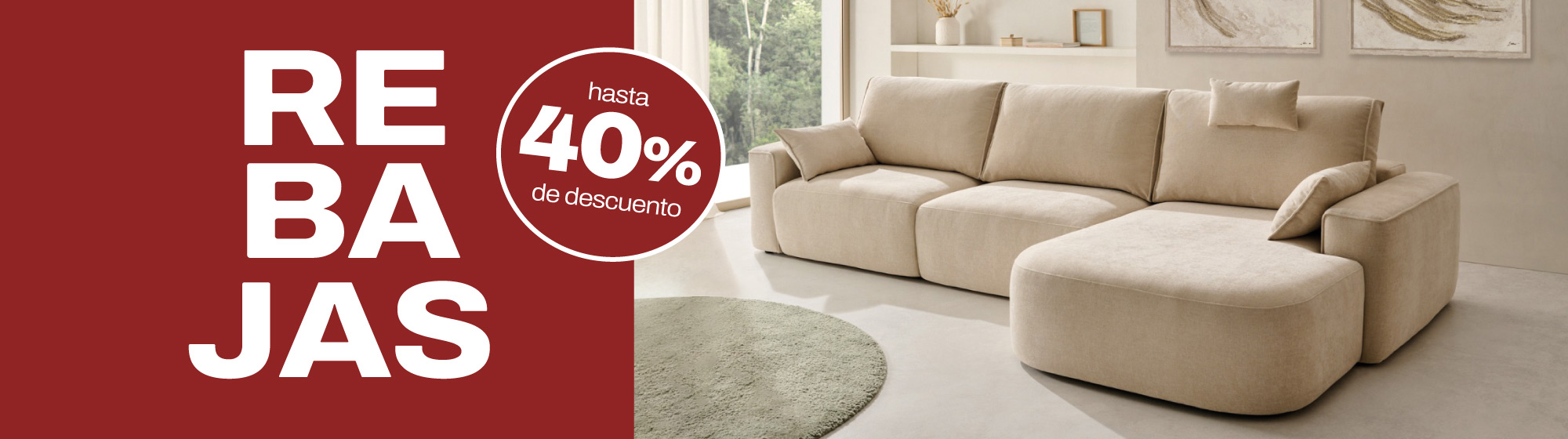 Rebajas en muebles y decoración