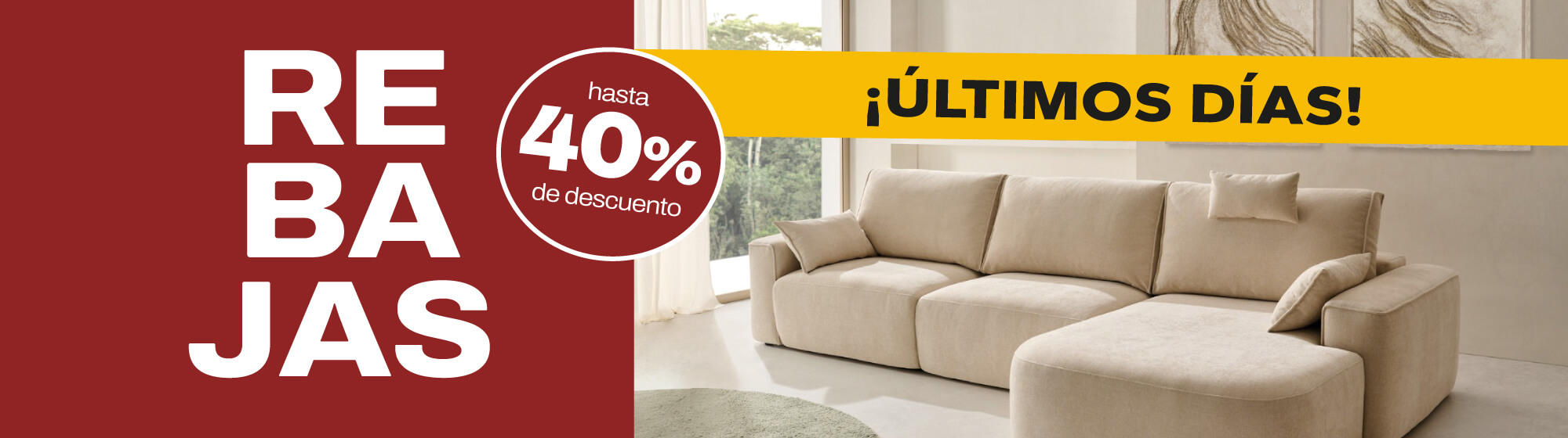 Rebajas en muebles y decoración